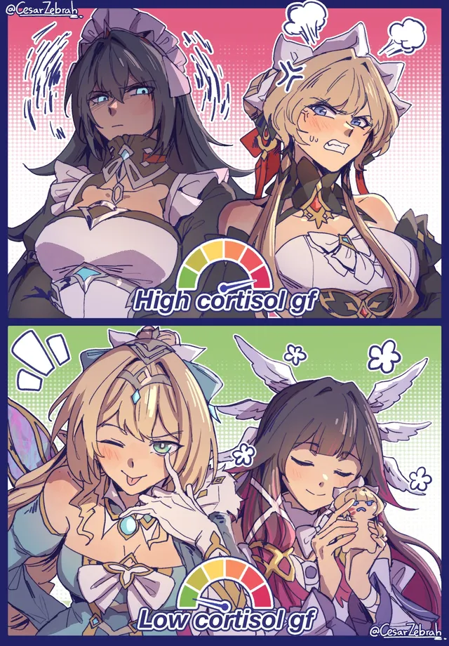 Featured image of post High vs low cortisol gf🥰 | CesarZebrah