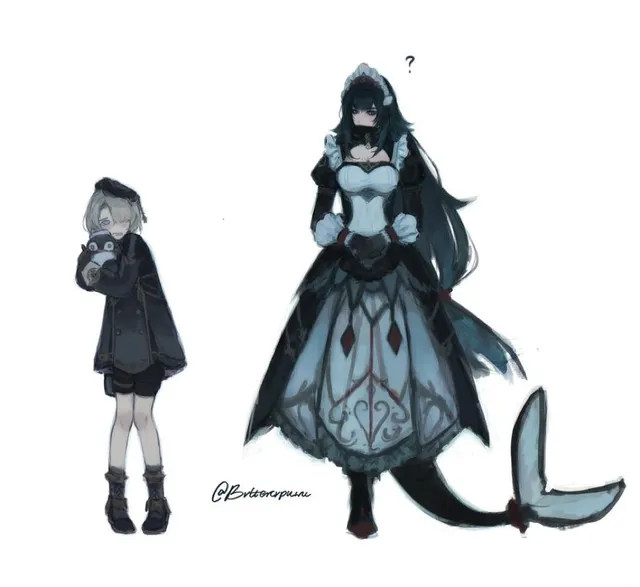 Featured image of post Penguin and Orca by @bvttercvpuwu