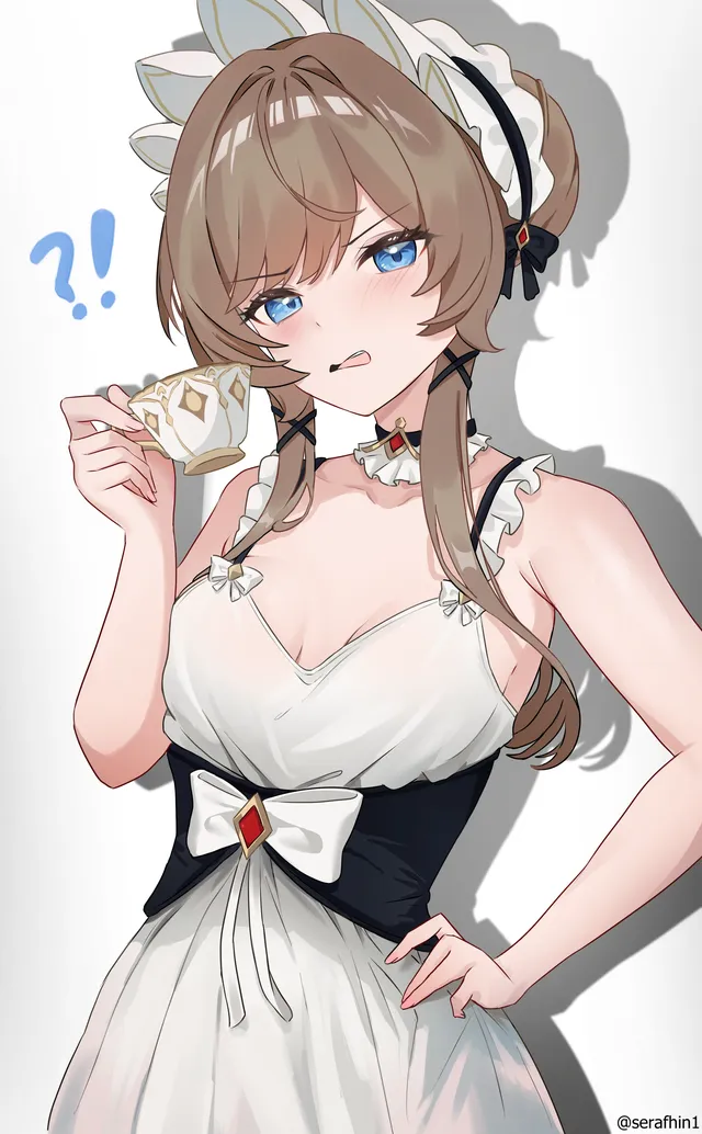 Featured image of post Sandrone during her teaparty (art by me!)