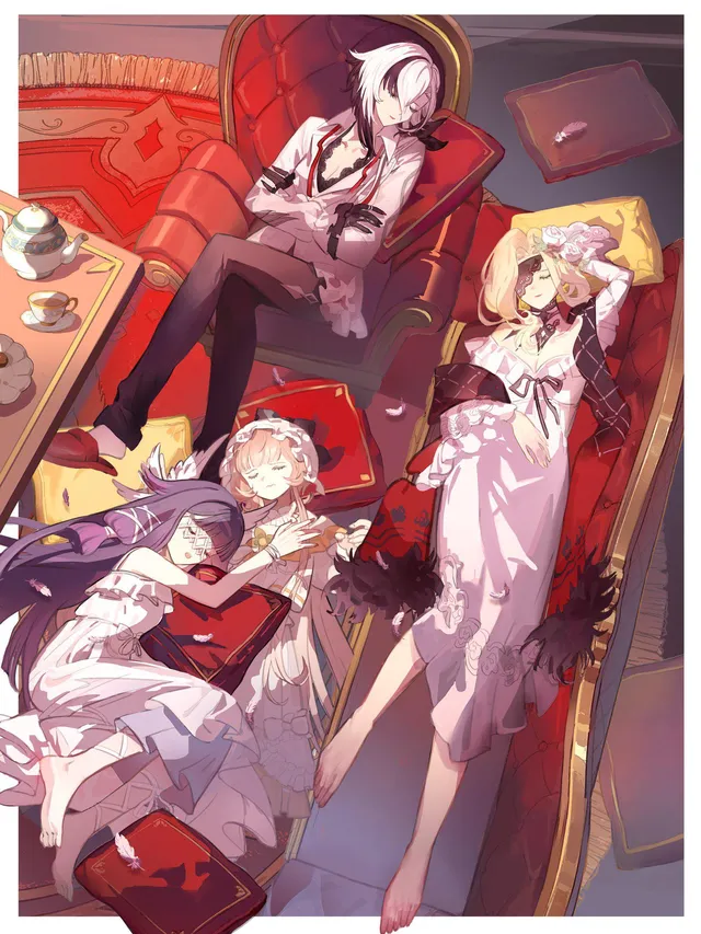 Featured image of post The Harbinger girls after an all-night pillow fight😴(LeaSnezhevna)