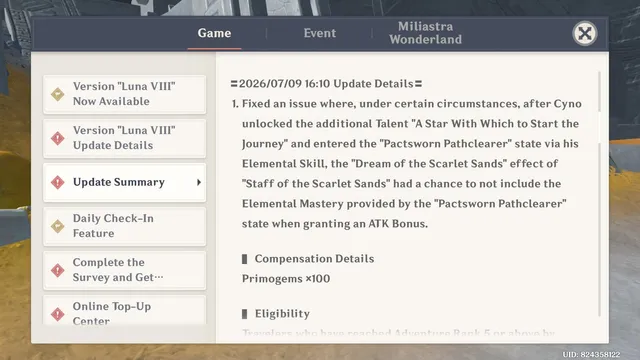 Featured image of post We are getting 100 apologems tomorrow. Thanks Cyno.